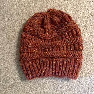 NWOT Rust multi colored Beanie
